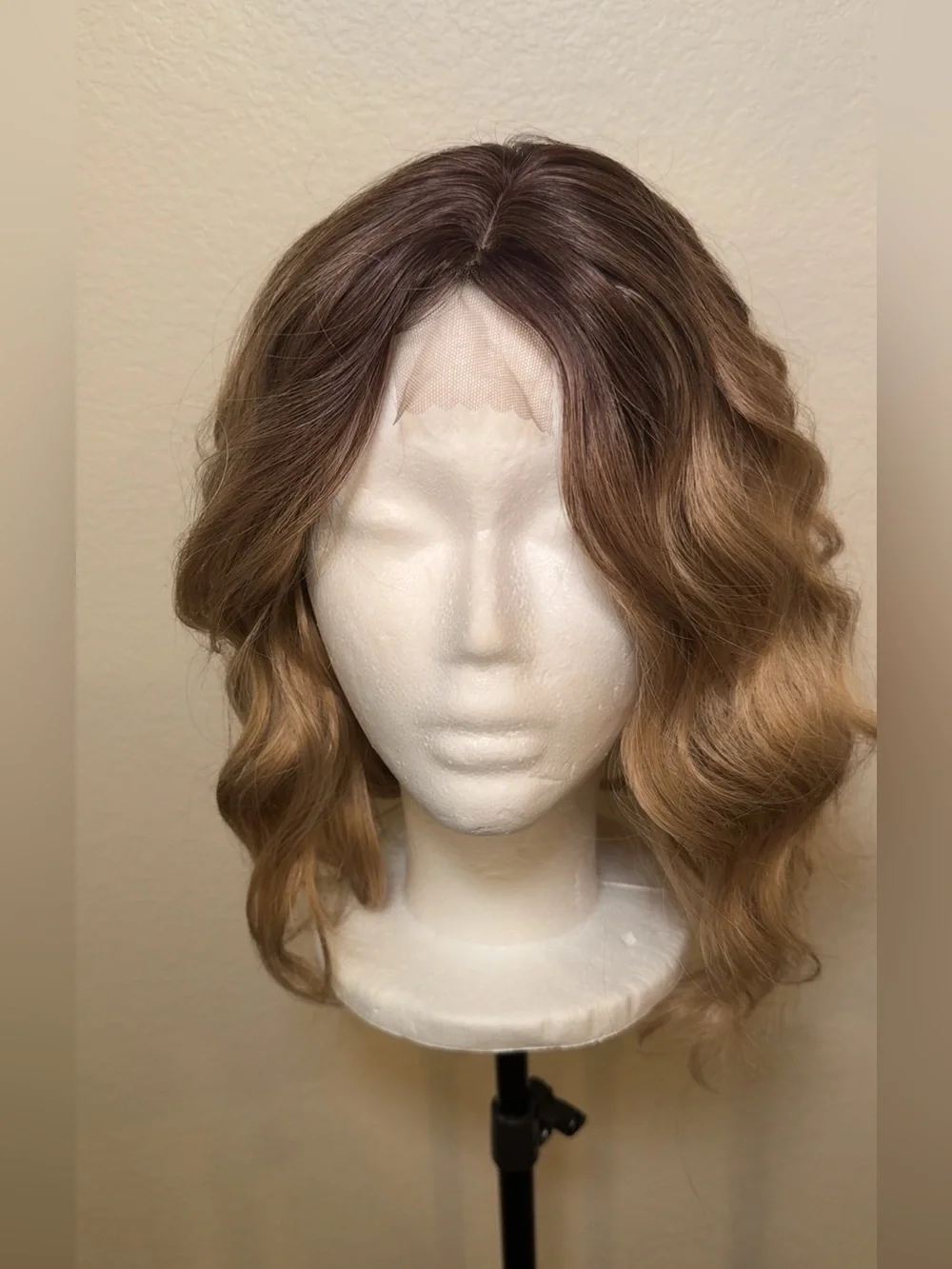 Brown and blonde hair topper